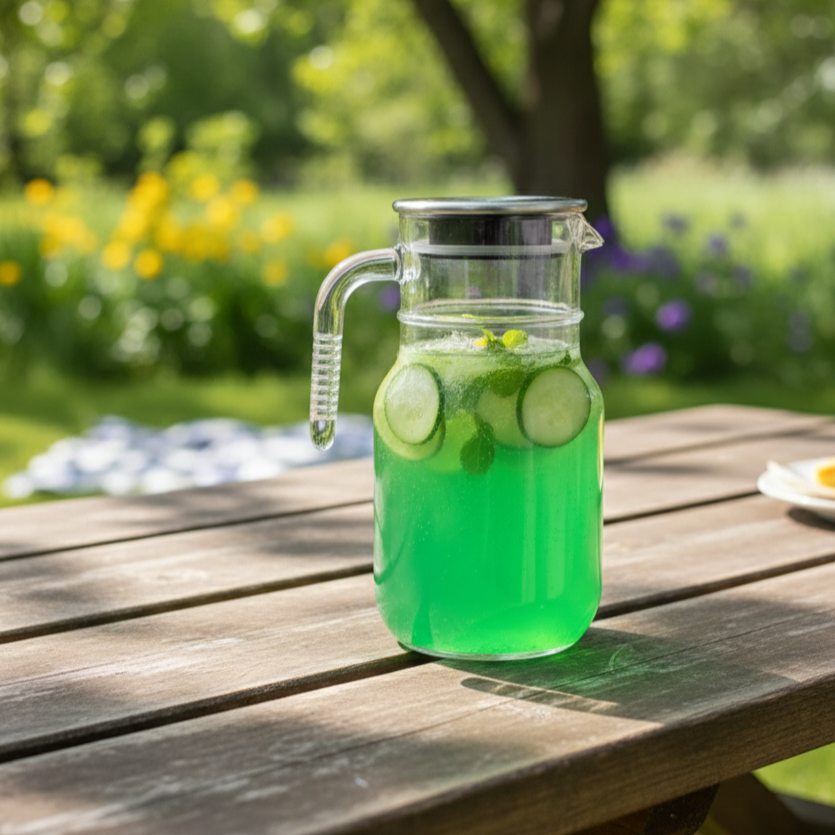 Clear 1.5 Liter Glass Pitcher (2376) by Limon Secondary image