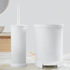 2 Pcs Dustbin With Brush (1298) By Limon