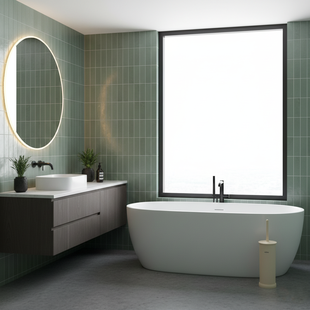 Toilet Brush with Holder (1368) by Limon