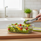 Unbreakable Glass Container (1.1L) with Lid (2098) by Limon