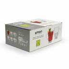 EssentialServe 6‑Pcs Glass Tea Cup Set (2485) by Limon