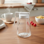 Sliding Lid Glass Sugar Dispenser by Limon