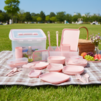 PicnicMate 60-Pcs Tableware Set (106) By Limon