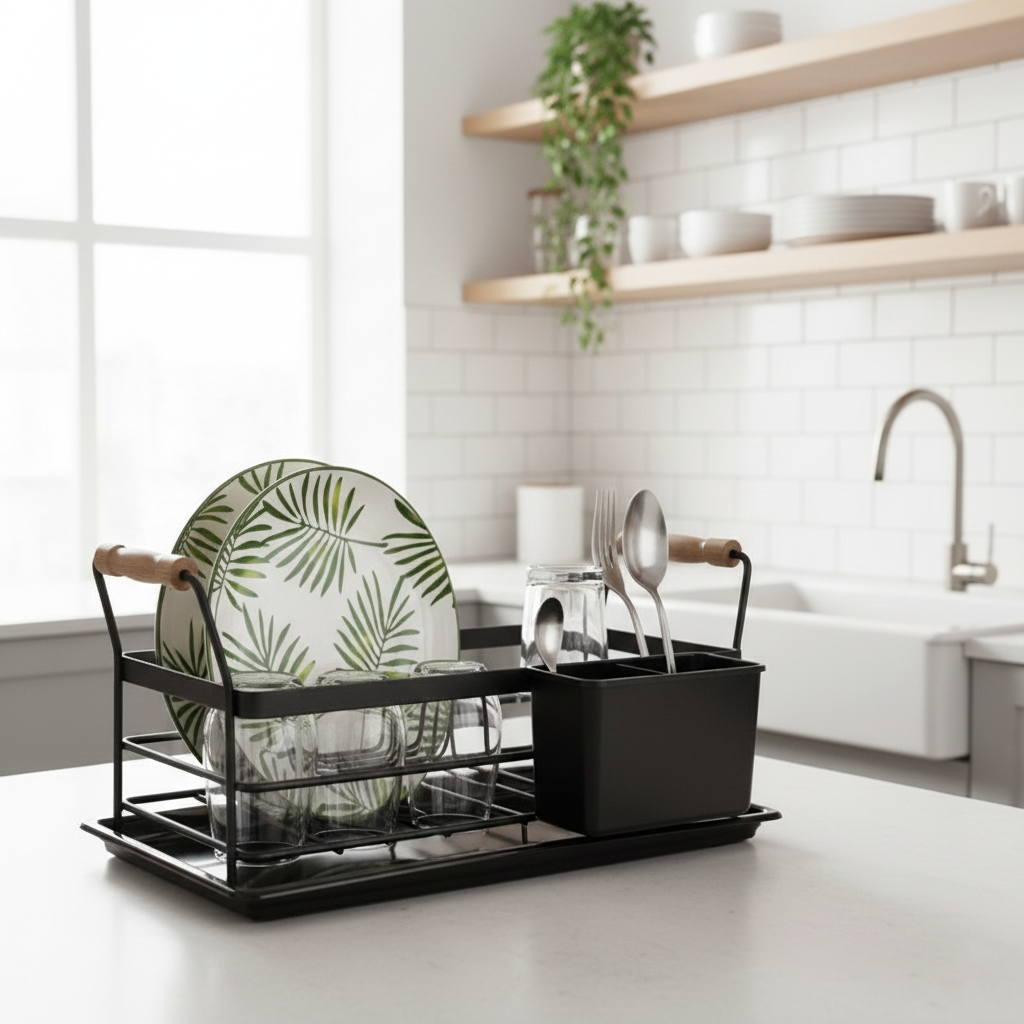 Compact Dish Rack with Handles (2080) By Limon Secondary image