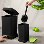 EdgeClean Rectangle Dustbin & Brush Set (1923) by Limon