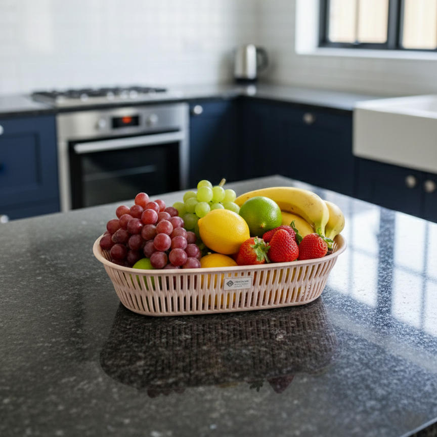Multipurpose Oval Bamboo Basket by Limon