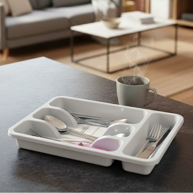 Multi-Compartment Cutlery Tray (66635) by Limon