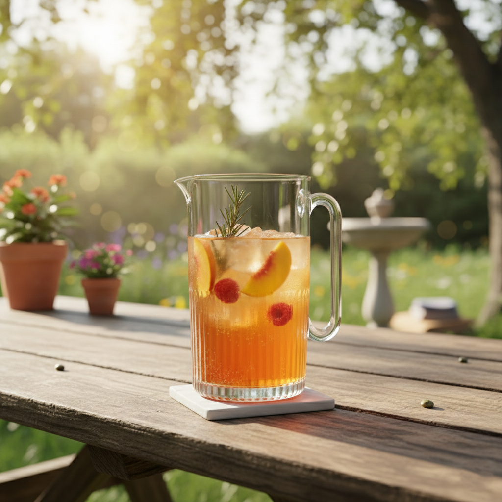 Premium Glass Jug with Handle 1L (2228) by Limon