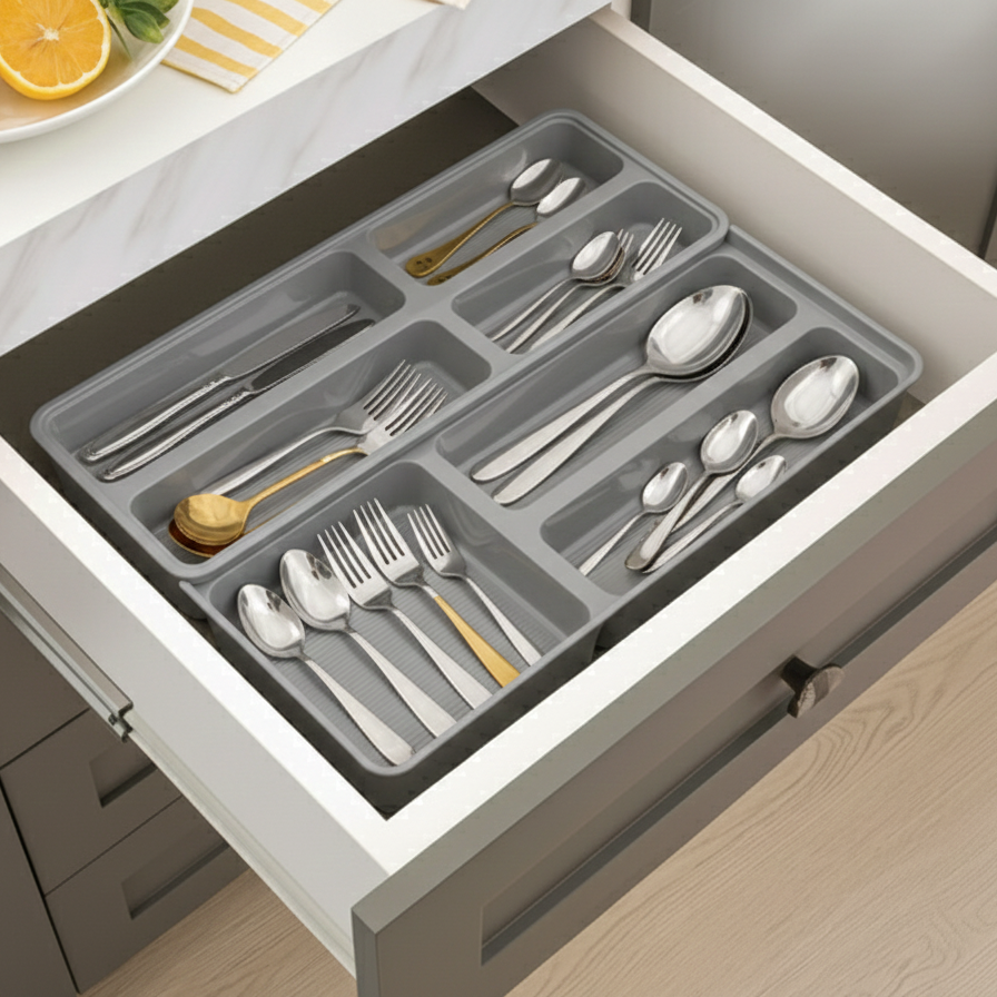2 Layer Cutlery Holder (67035) by Limon