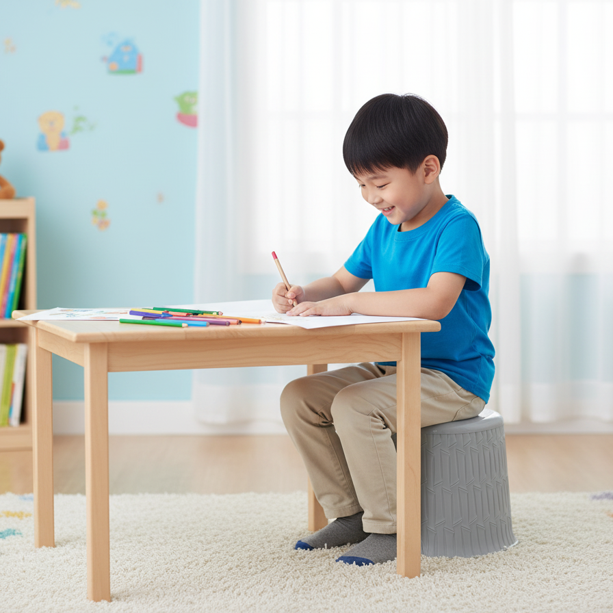 Serenity Bamboo-Style Stool (1734) by Limon