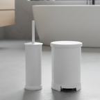 2 Pcs Dustbin With Brush (1298) By Limon