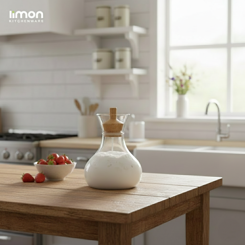Glass Carafe 950ML (2268) by Limon
