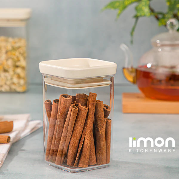 Airtight Clear Stackable Jar by Limon
