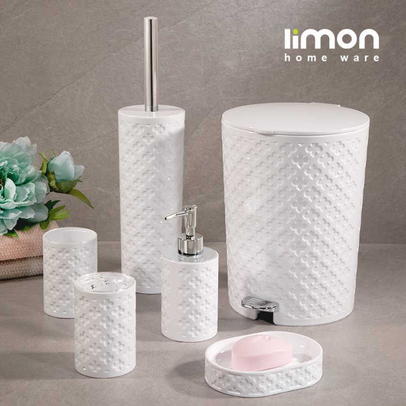 Floral Series 6-Piece Bathroom Set (1760) by Limon Main image