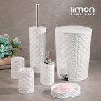 Floral Series 6-Piece Bathroom Set (1760) by Limon
