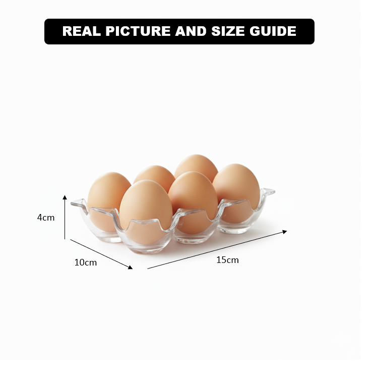 6-Grid Acrylic Eggs Storage (1832) by Limon