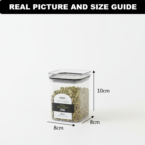 Airtight Stackable Storage Jar 270ML (1949) by Limon