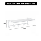 Towel & Clothes Rack with Adjustable Hangers (1940) by Limon