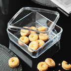 CrystalVault Glass Snacks Box (2154) By Limon