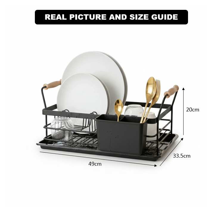 Compact Dish Rack with Handles (2080) By Limon