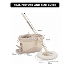 Walkable Spin Mop With Pedal, Handle & Wheel (2022) By Limon