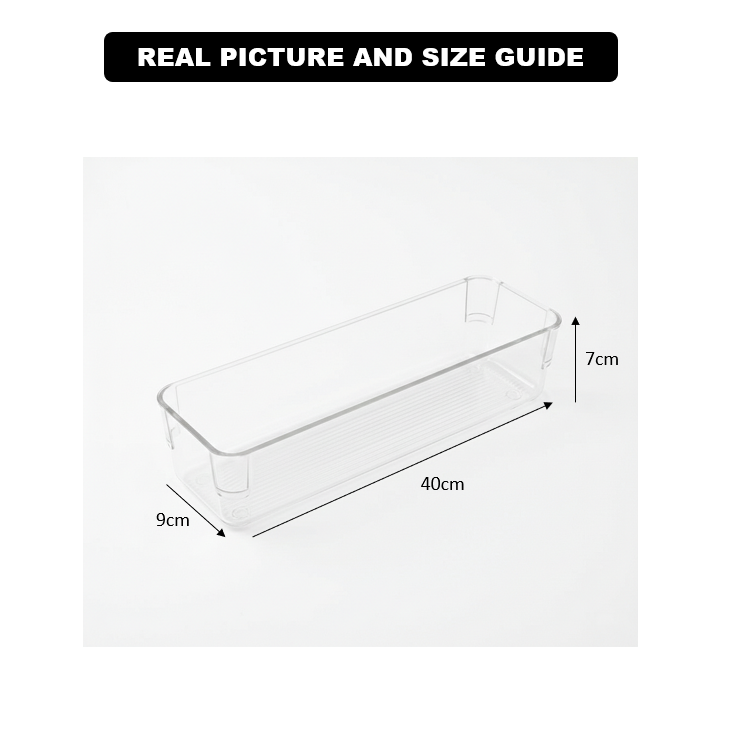 Clear Multi-Use Acrylic Drawer Organizer (2367) by Limon