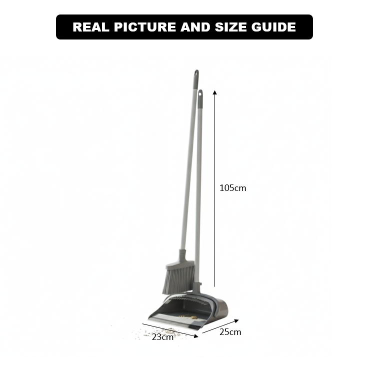 Broom & Dustbin Combo Set (2044) by Limon