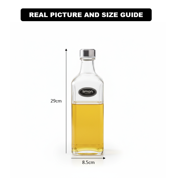 Aurora Glass Bottle 1000ml (70235) By Limon