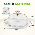 Acrylic Butter Server with Dome Lid (1924) by Limon