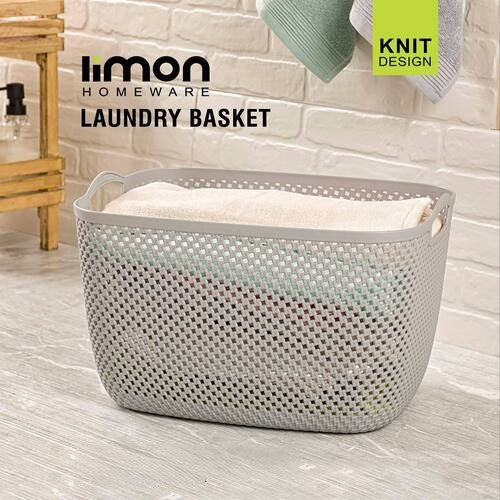 Rectangular Flexi Laundry Basket with Handles (2137) by Limon