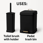 EdgeClean Rectangle Dustbin & Brush Set (1923) by Limon