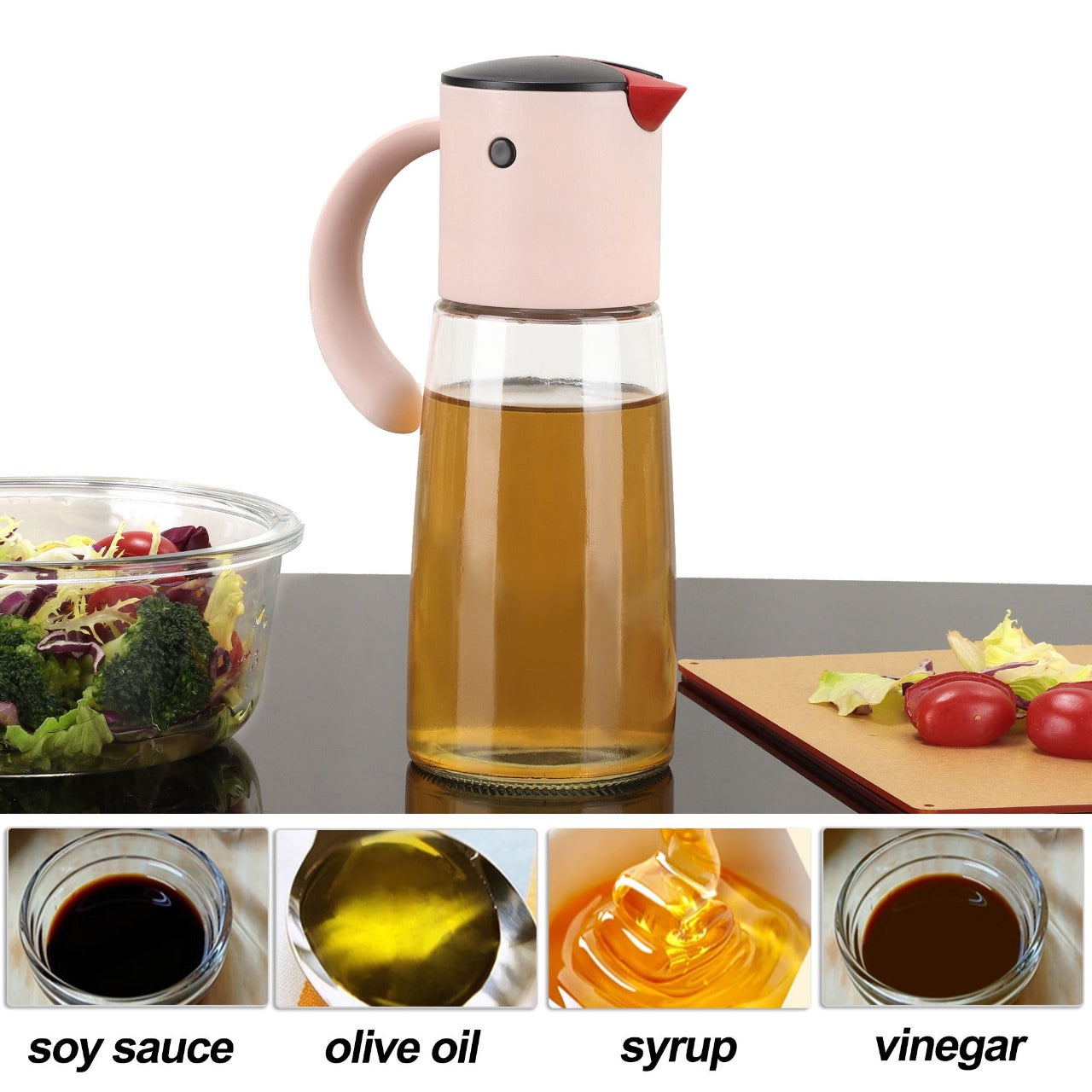 Graceful Pour Oil Dispenser with Handle (2289) By Limon