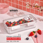 CrispLock Storage Container with Dated Lid by Limon