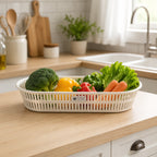 Multipurpose Oval Bamboo Basket by Limon