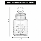 4-Pcs Rustic Design Handmade Glass Canister Set (2008) by Limon
