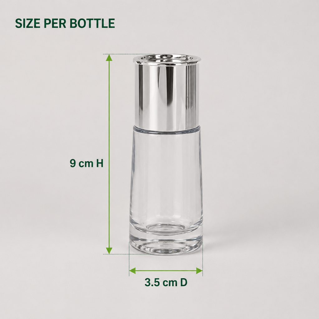 24-Piece Dual-Finish Salt Shaker Set (1516) by Limon