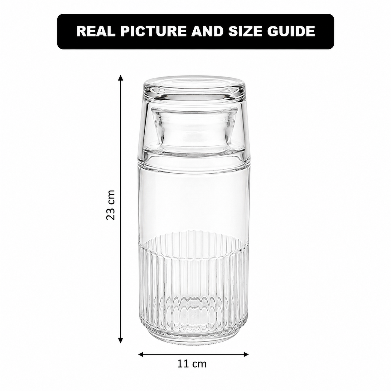 Handy 550ml Glass Carafe (2354) by Limon