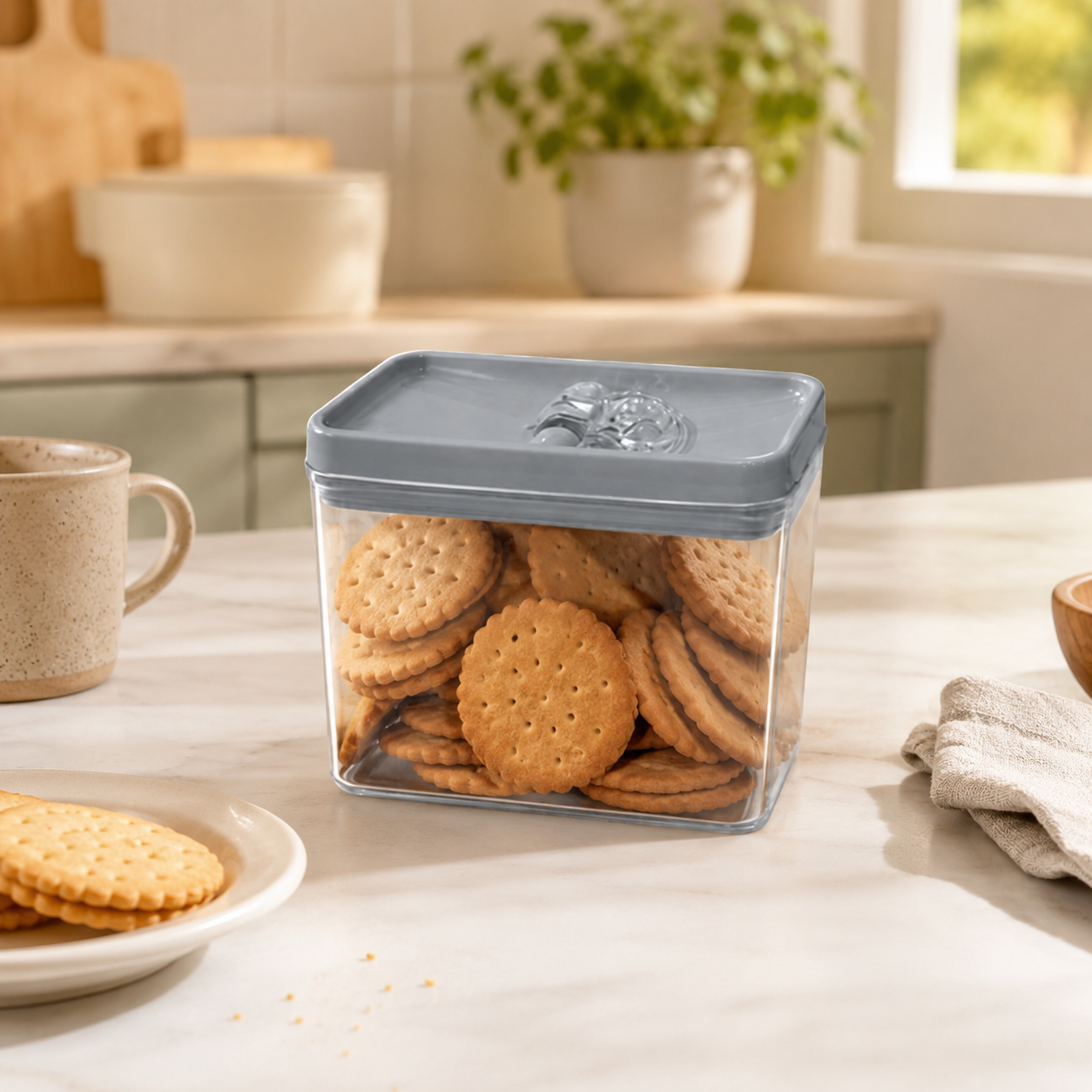Multi-Use Rectangular Airtight Jar by Limon