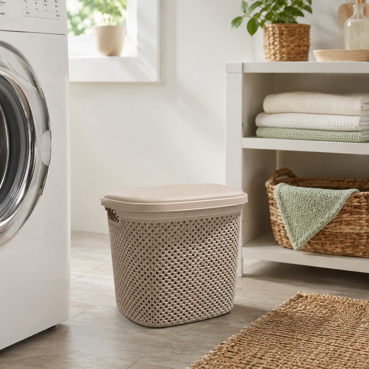 Laundry Basket with Lid  (2135) by Limon