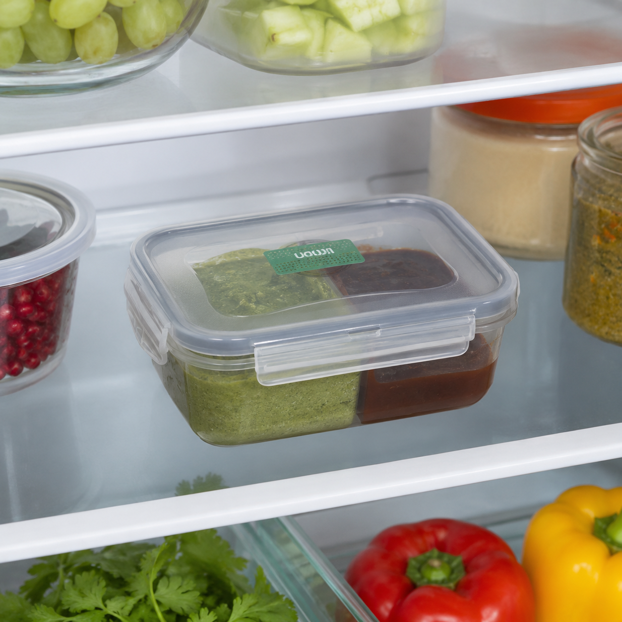 Multi-Compartment Airtight Food Container by Limon