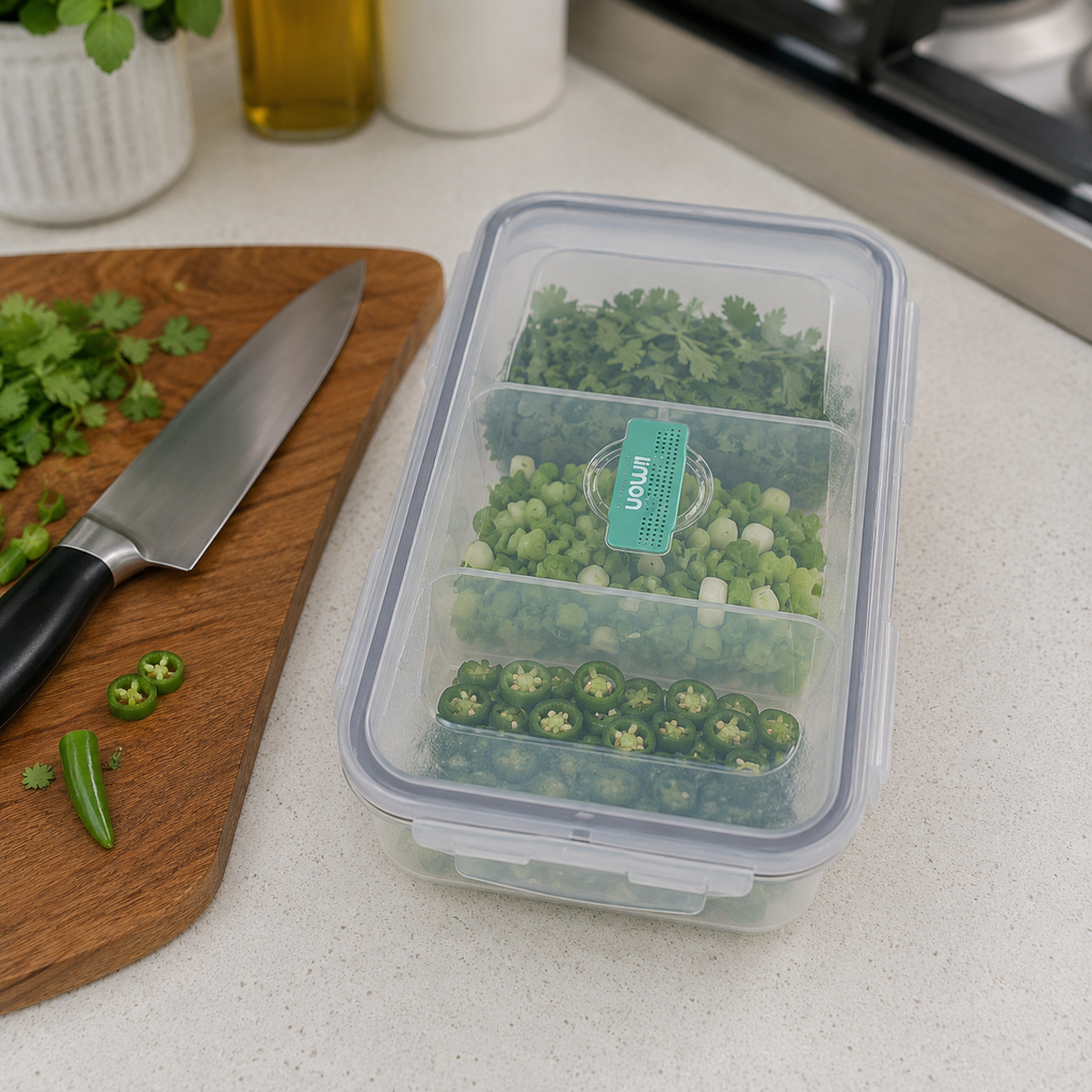 Multi-Compartment Airtight Food Container by Limon