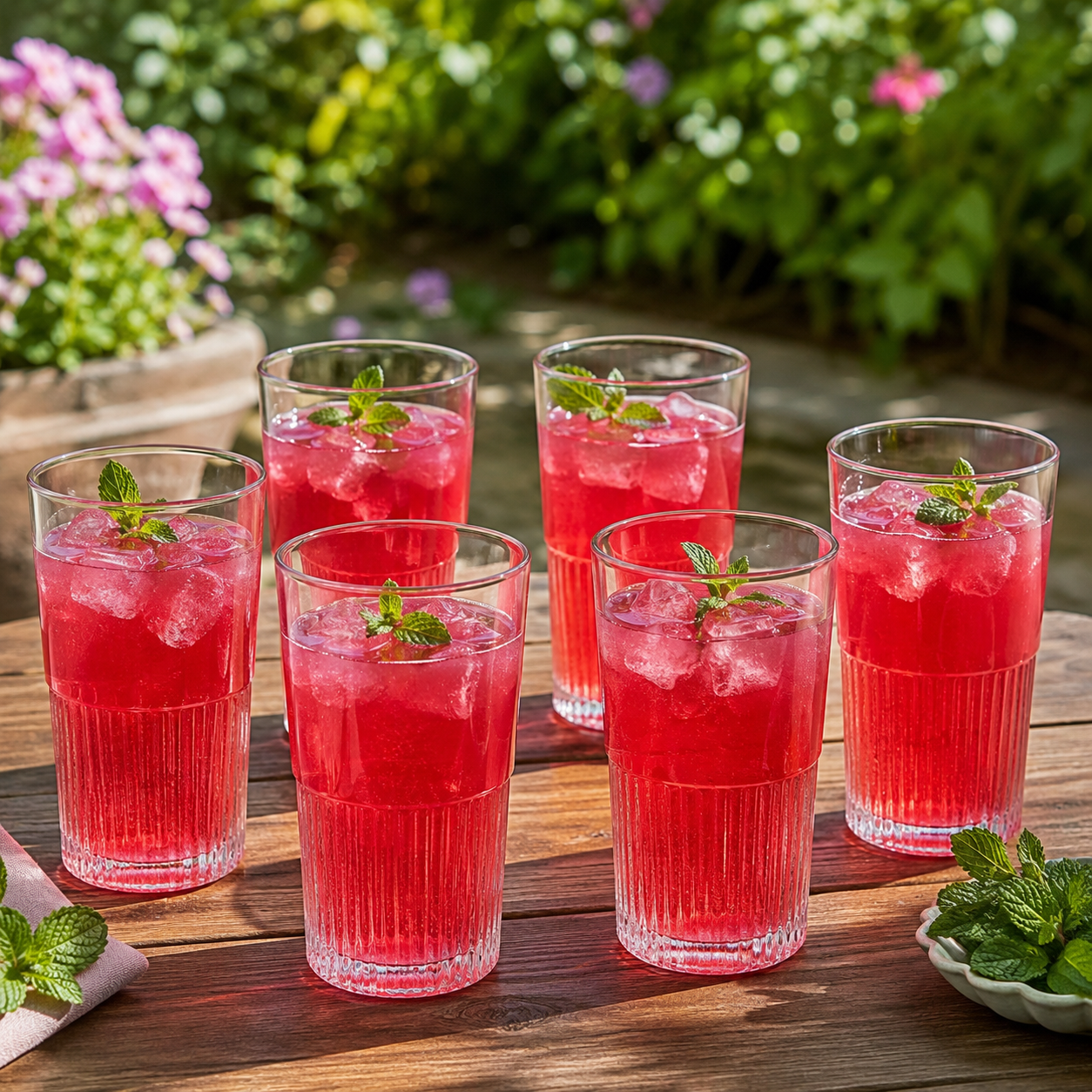 6-Pcs Ribbed Glass Set (2448) by Limon Main image