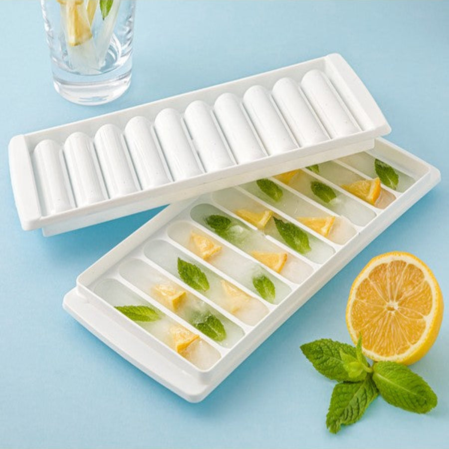 10-Grid FreezeVault Ice Cube Tray with Lid (1838) by Limon