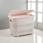 Laundry Basket With Lid & Side Grip (1512) by Limon