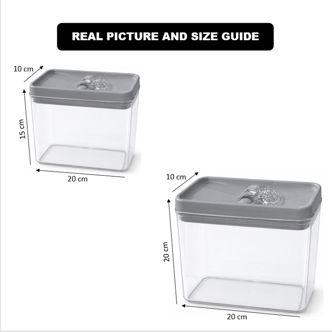 Multi-Use Rectangular Airtight Jar by Limon
