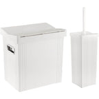2-Pcs Dustbin with Brush (1822) by Limon
